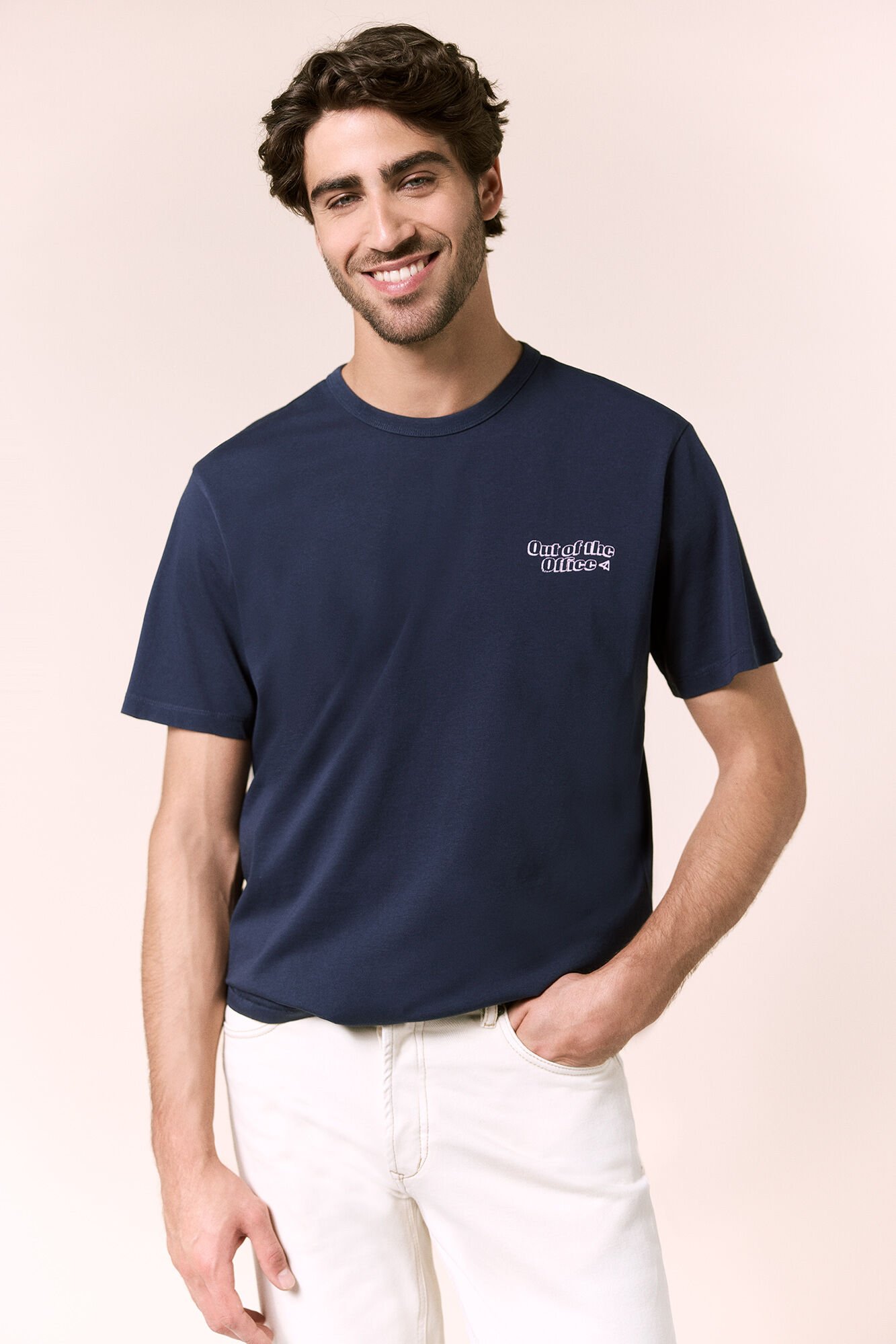 OOTO T-shirt com logo &agrave; frente e atr&aacute;s