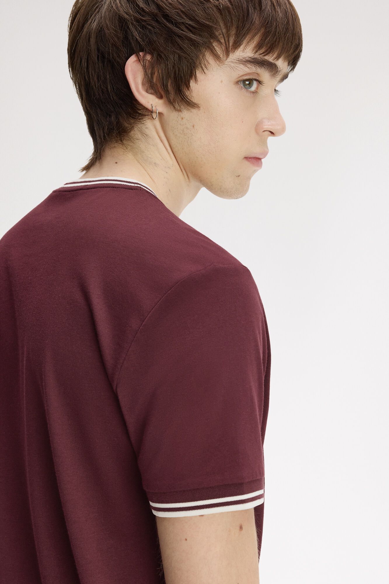 Fred Perry Plain short sleeve T-shirt Maroon