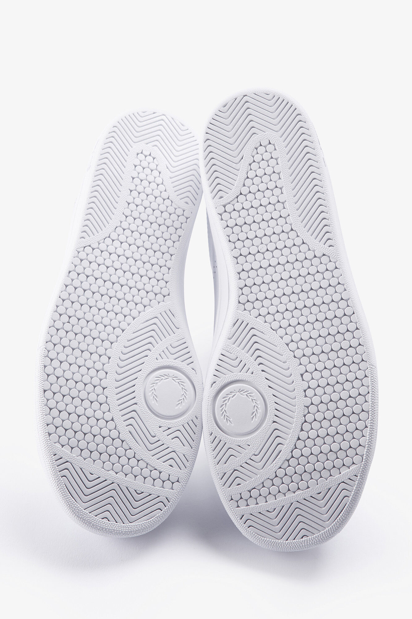 Fred Perry T&ecirc;nis de couro B721 Branco