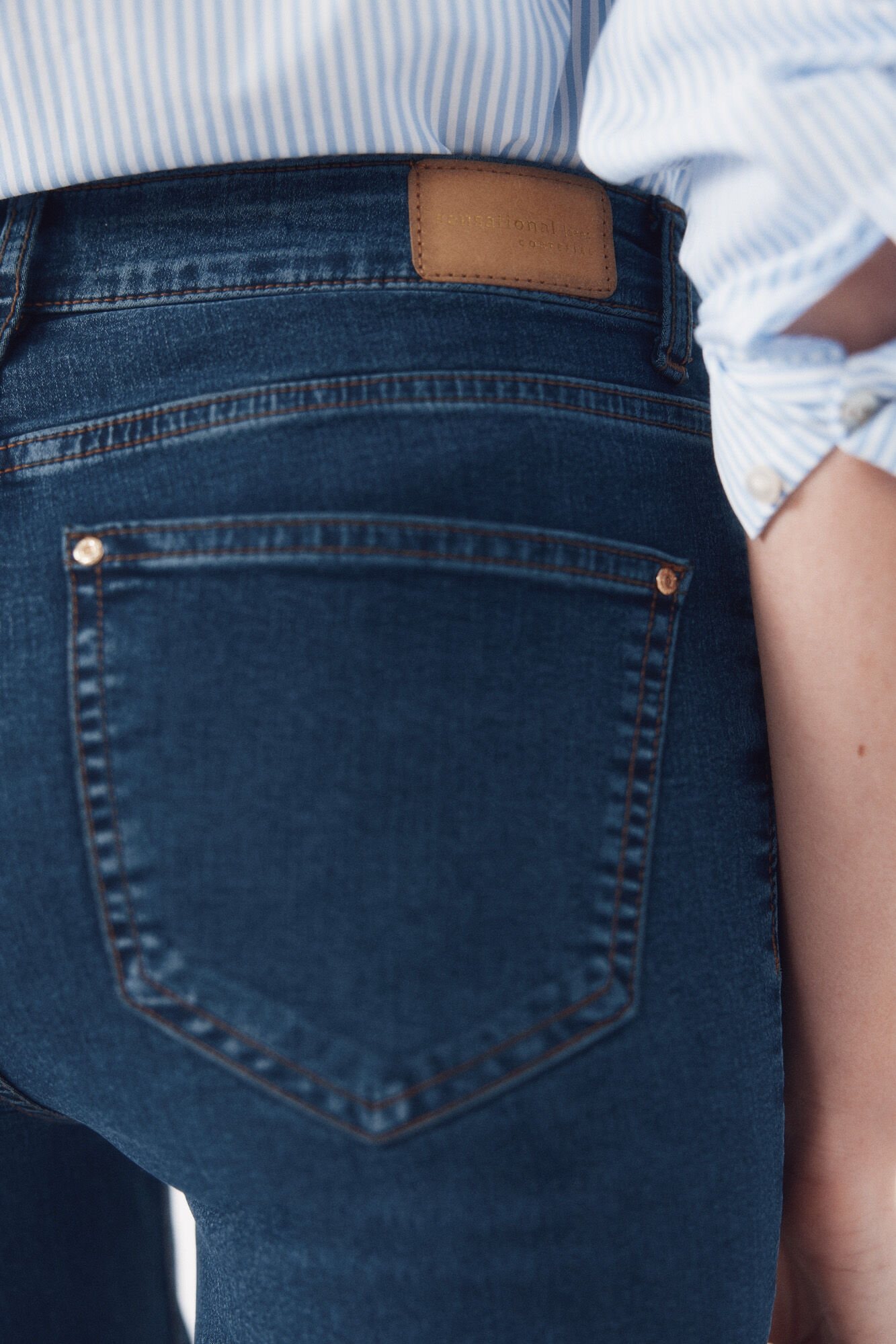 Cortefiel Sensational straight jeans Blue