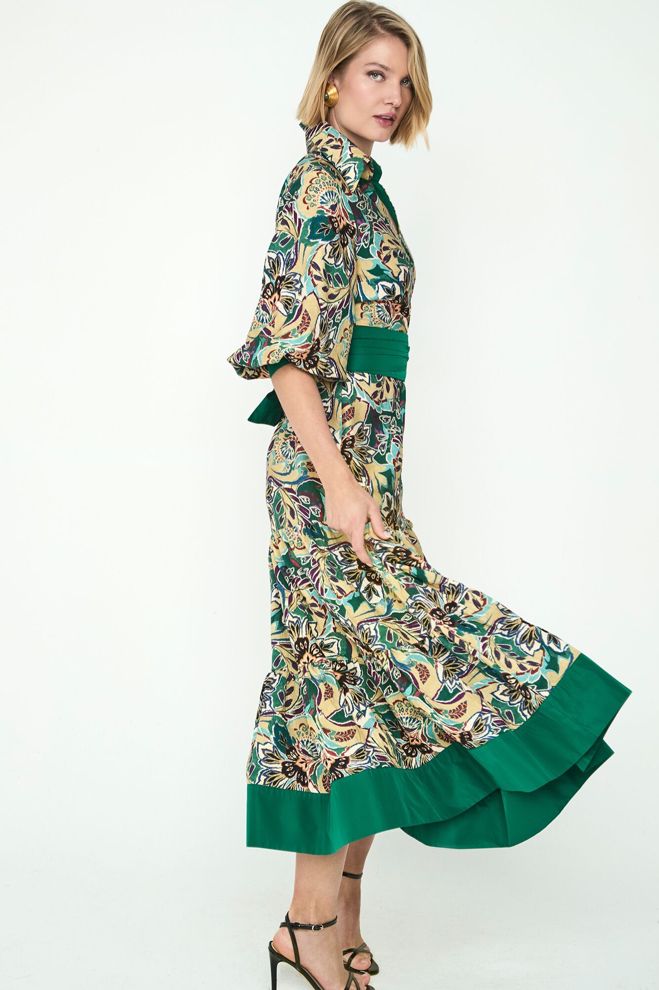 Panambi Giana print midi dress