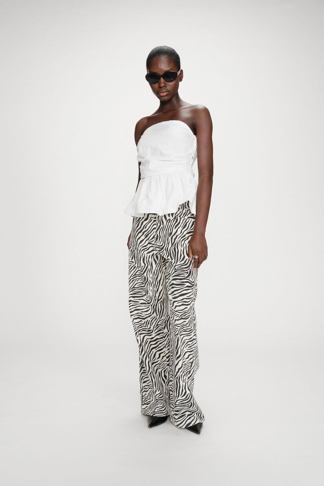 Grace & Mila Top regata Valo, 100% algod&atilde;o Branco