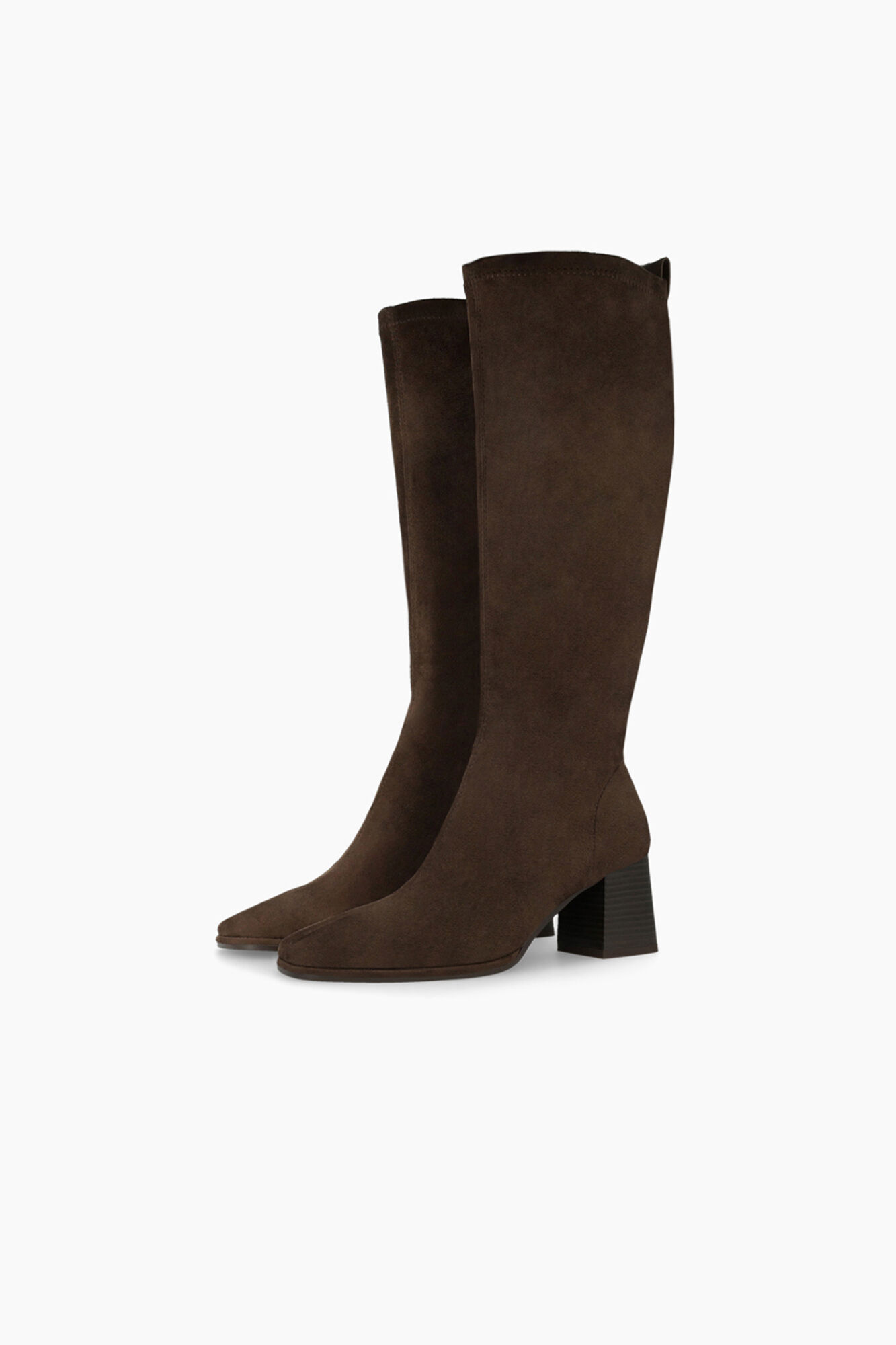 Lodi Botas en antelina con tac&oacute;n