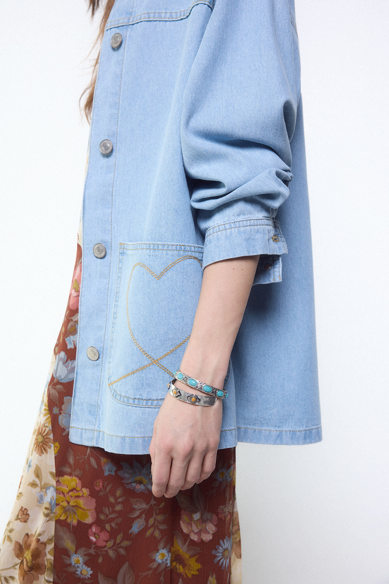 Slowlove Cazadora vaquera barn Azul