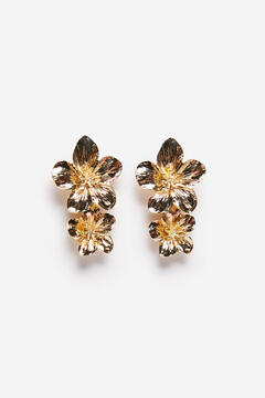 Cortefiel Flower earrings Gold