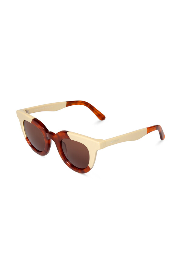 Cortefiel Cream/Leo Tortoise Hayes sunglasses Multicolour