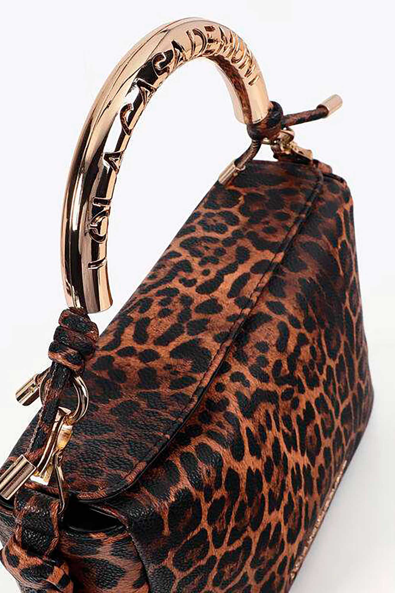 Lola Casademunt Bolsa crossbody ic&ocirc;nica Castanho