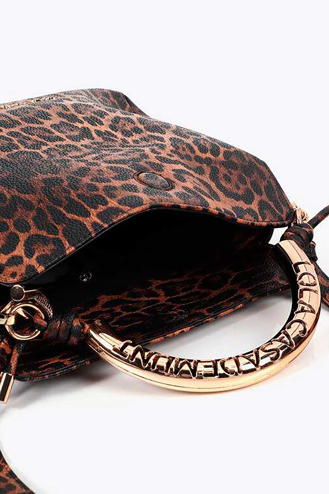 Lola Casademunt Bolsa crossbody ic&ocirc;nica Castanho