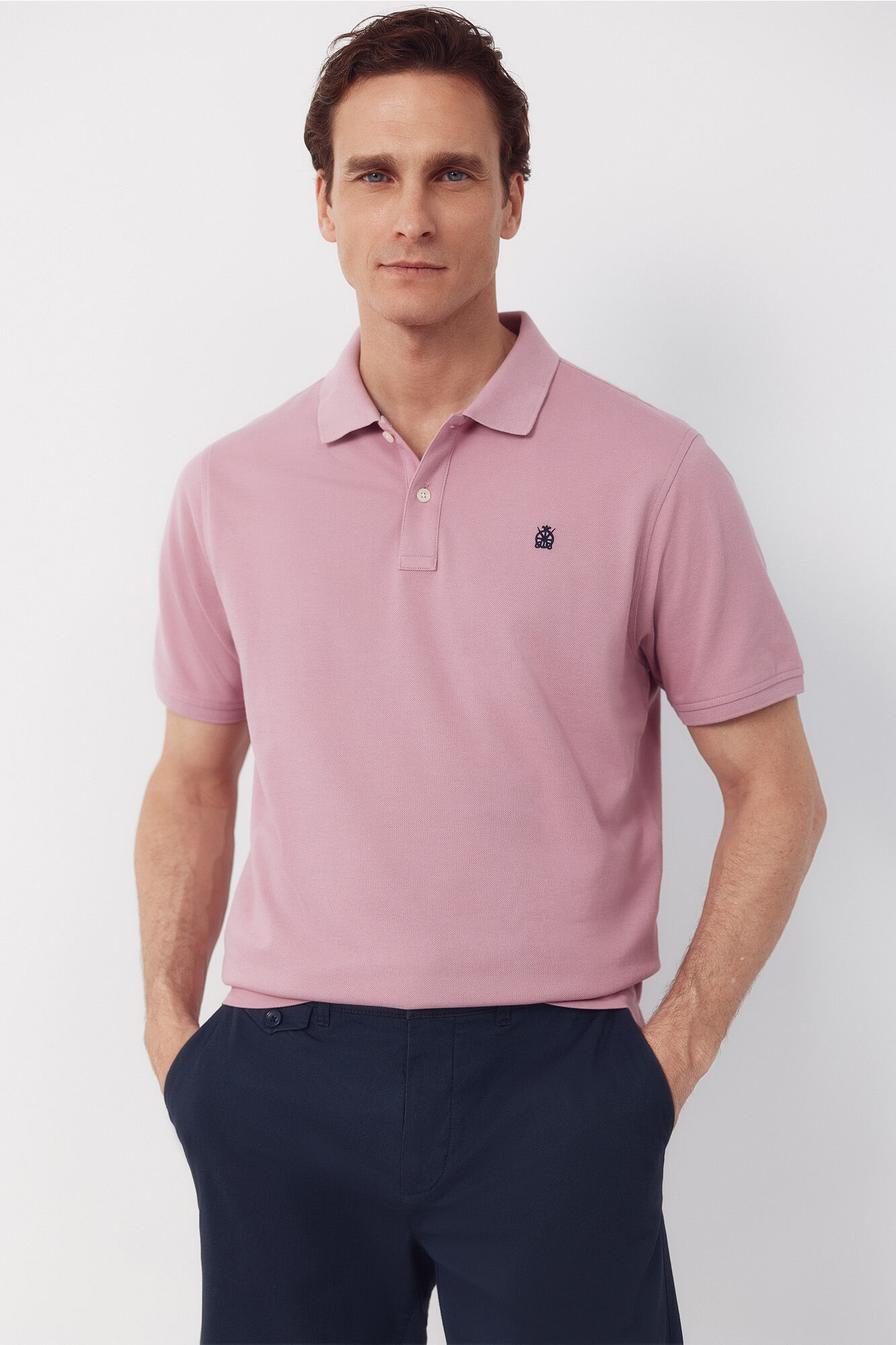 Cortefiel Piqu&eacute; basic polo shirt