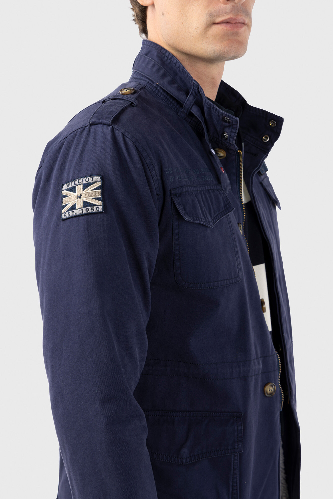 Williot Jaqueta saariana com manchas Azul