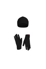 HUGO Conjunto de gorro e luvas Preto