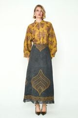 Panambi Camisa estampada Lense Dourado