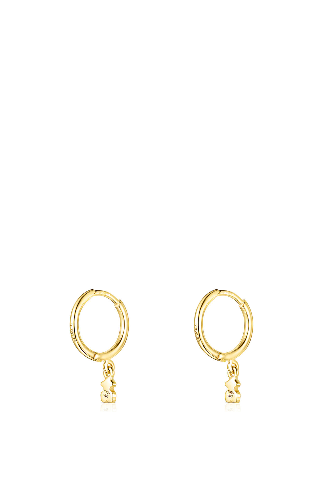 Tous Cool Joy 18kt gold-plated earrings with silver swimwear Gold