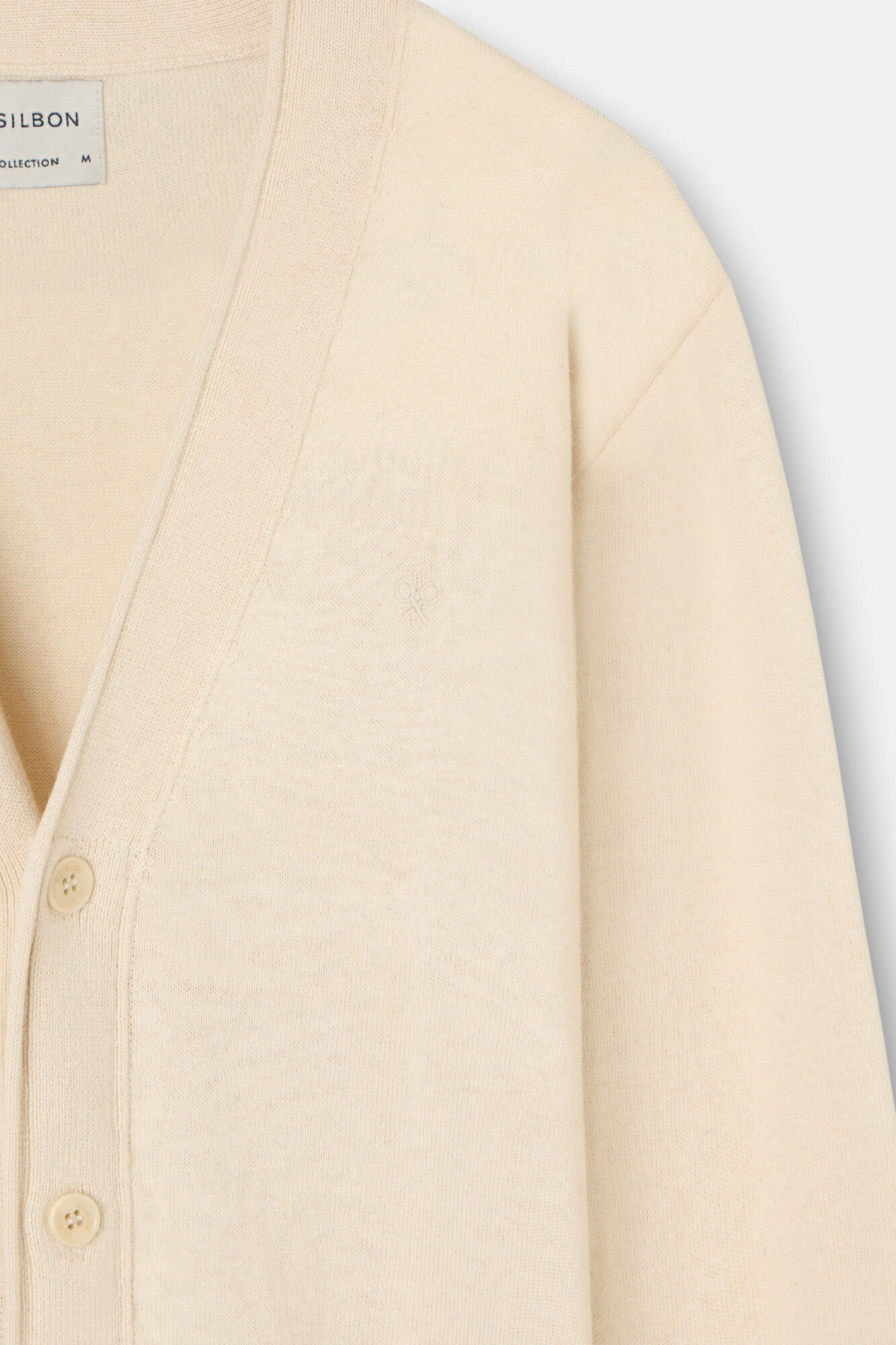 Silbon Casaco de malha cl&aacute;ssico Tostado