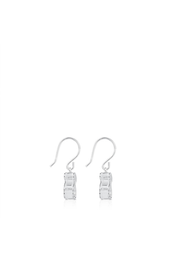 Cortefiel Galaxy silver earrings Grey
