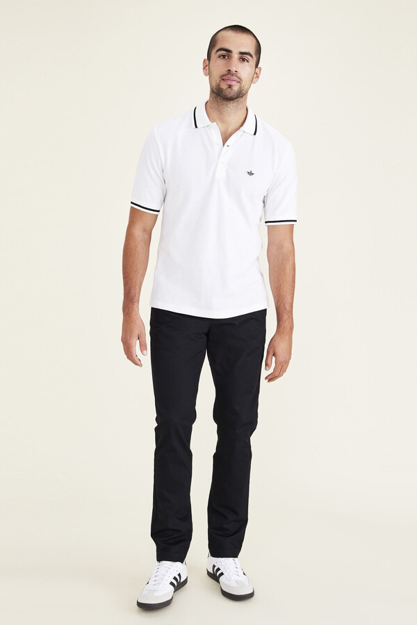 Cortefiel Dockers® Originals polo shirt White