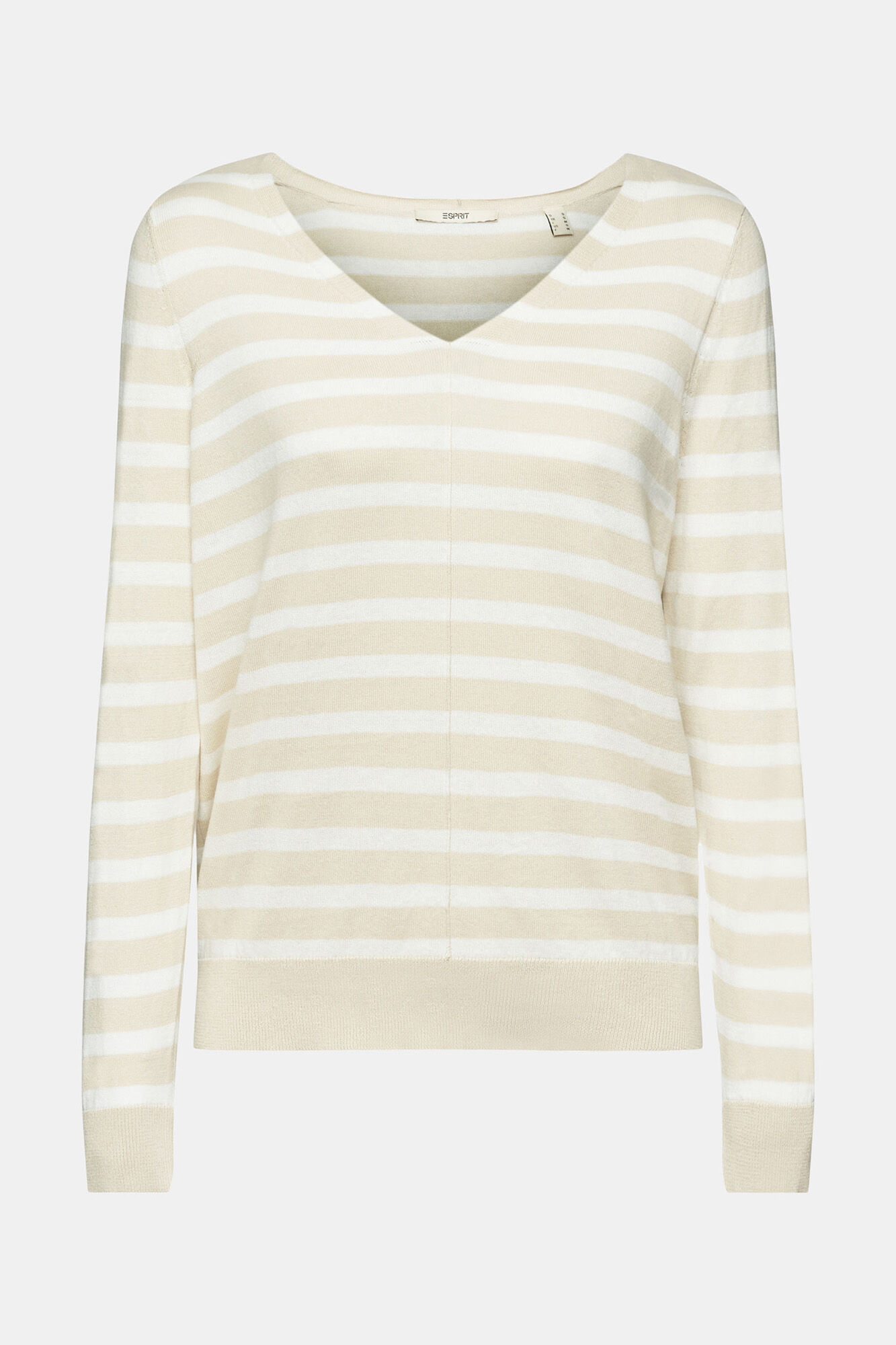 Esprit Camisola de malha de algod&atilde;o Tostado