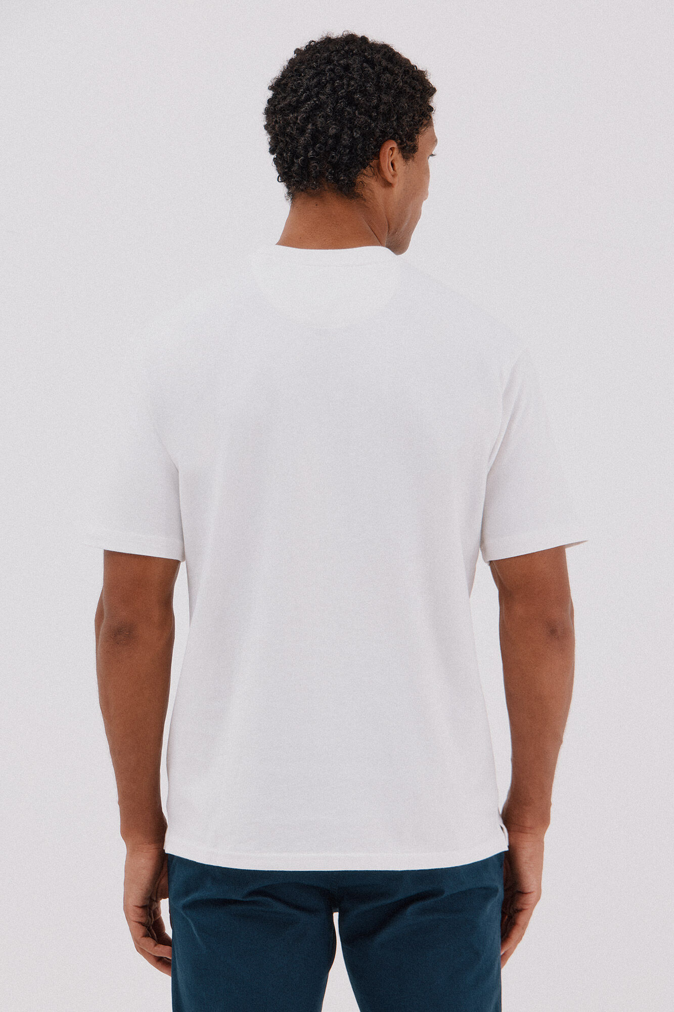 Cortefiel Basic T-shirt White