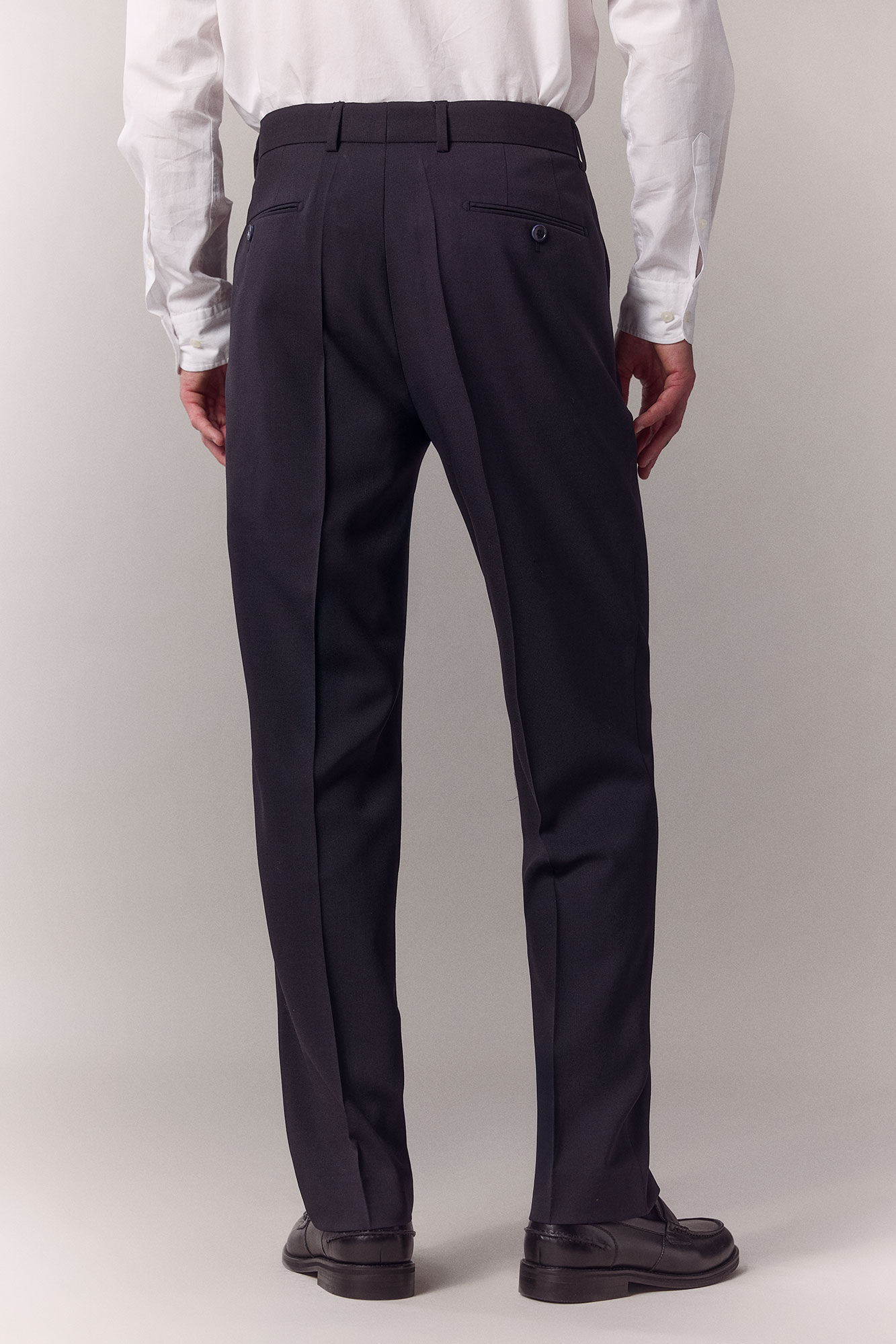 OOTO Cal&ccedil;a de fato aba em bico Azul