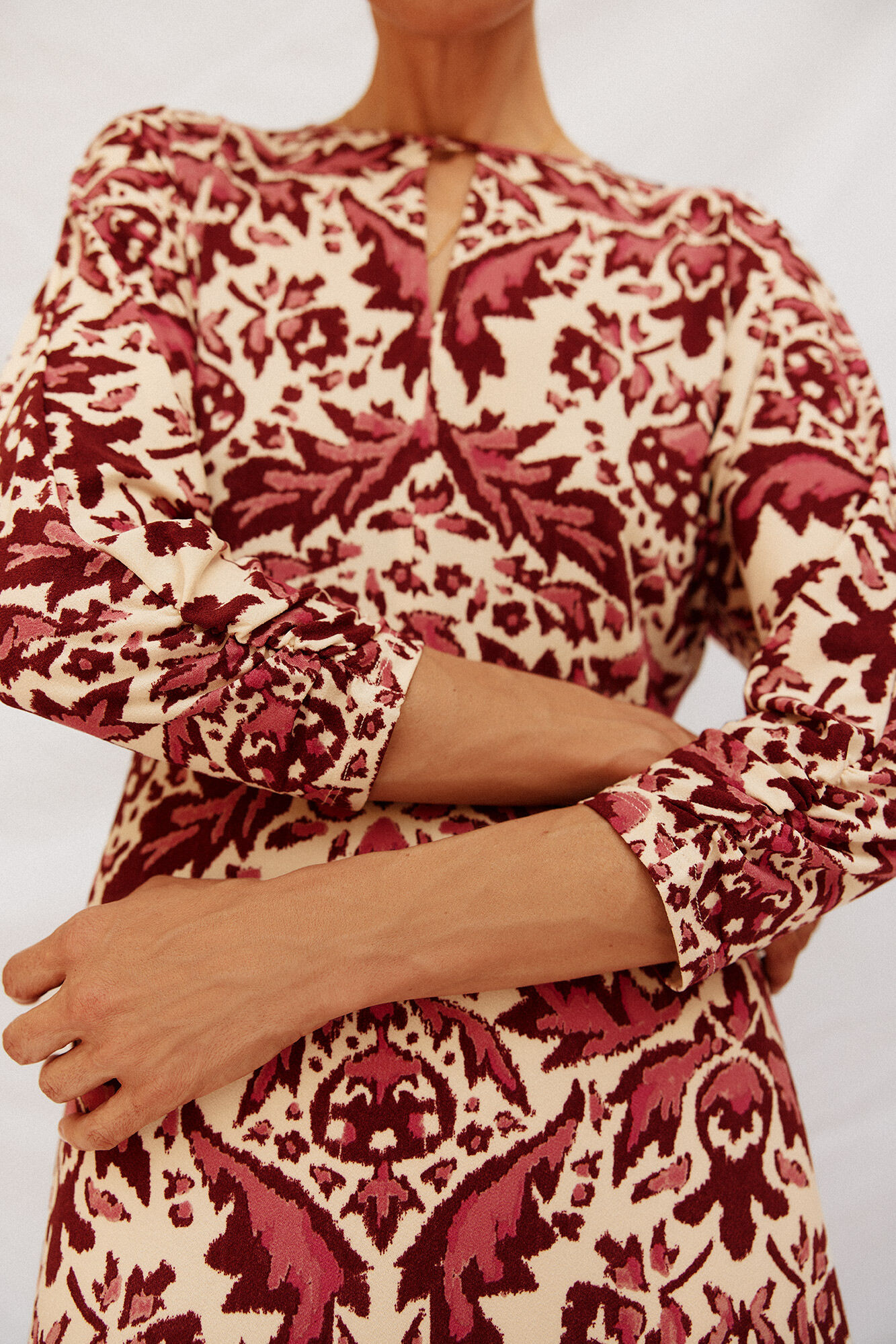 Cortefiel Flowing printed dress