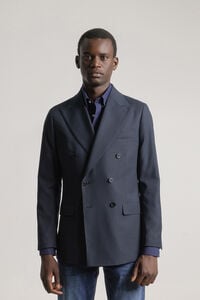 PuroEGO Blazer trespassado duplo slim fit