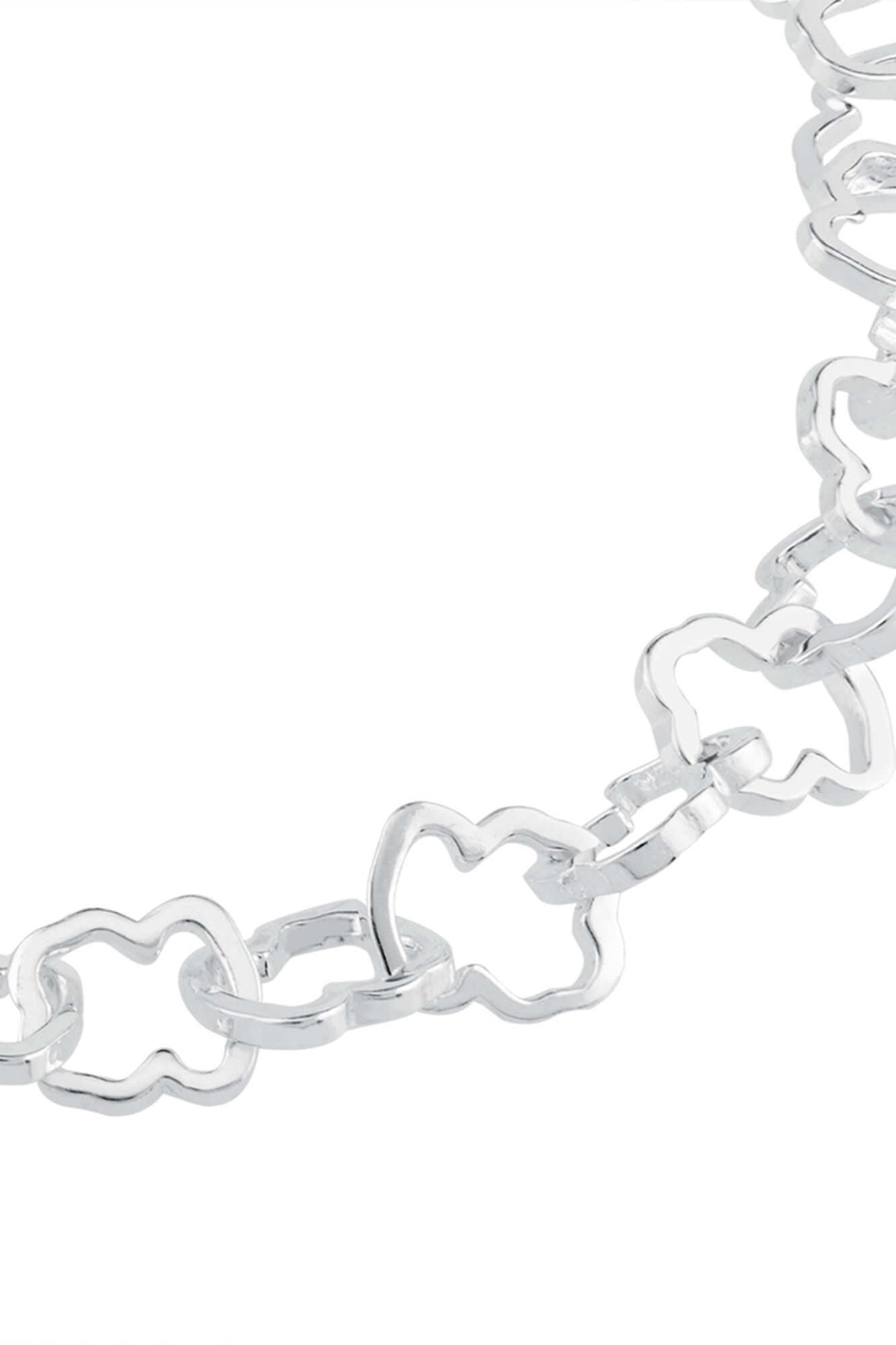 Tous Pulsera de plata motivo Carrusel Gris