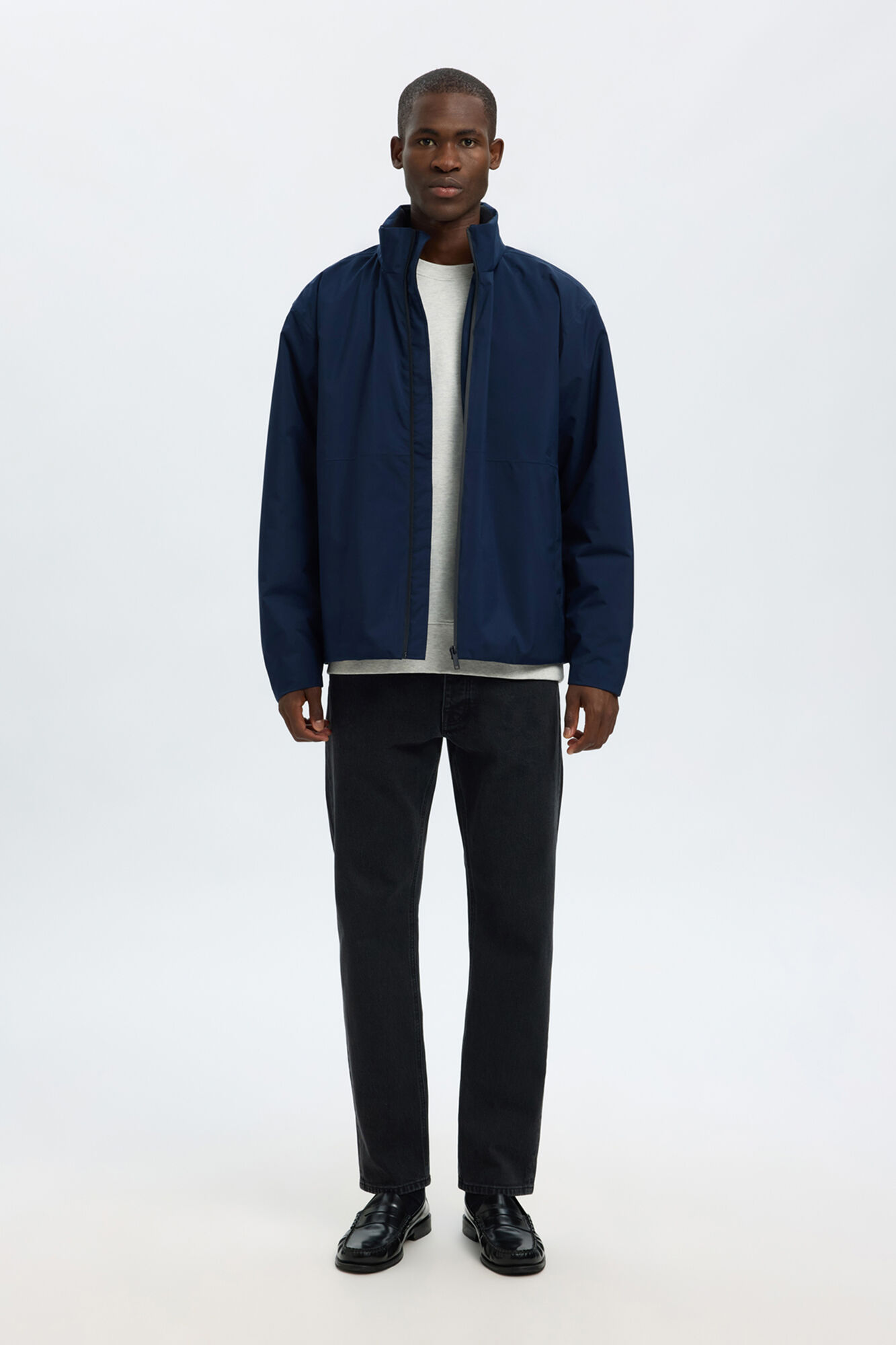 Selected Blus&atilde;o t&eacute;cnica resistente &agrave; &aacute;gua 