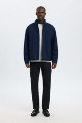 Selected Blus&atilde;o t&eacute;cnica resistente &agrave; &aacute;gua  Azul