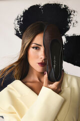 Gioseppo Leather ballet flats by Melyssa Pinto Brown