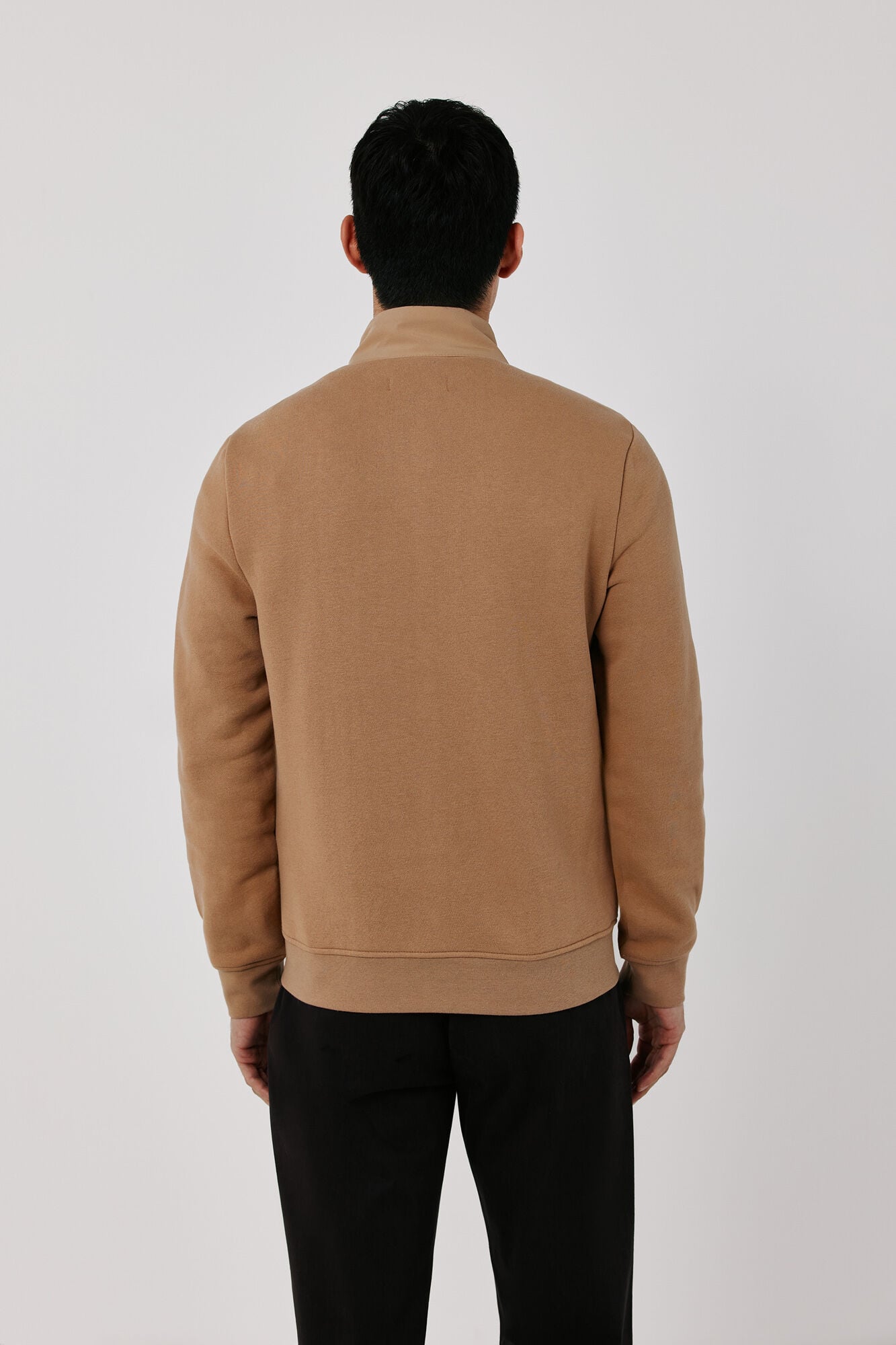 Cortefiel Combined knit cardigan Brown