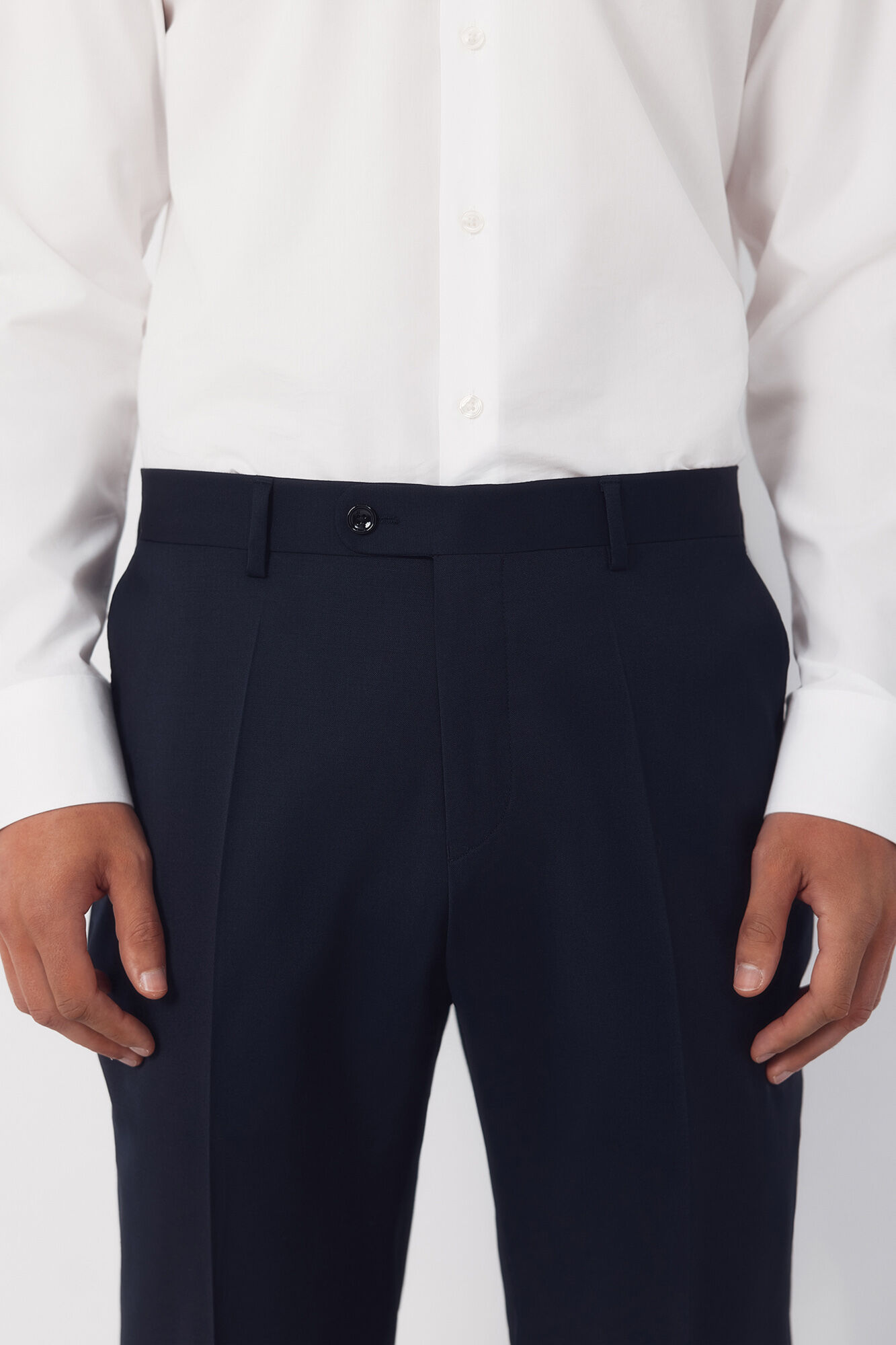 Cortefiel Plain coolmax pants Navy