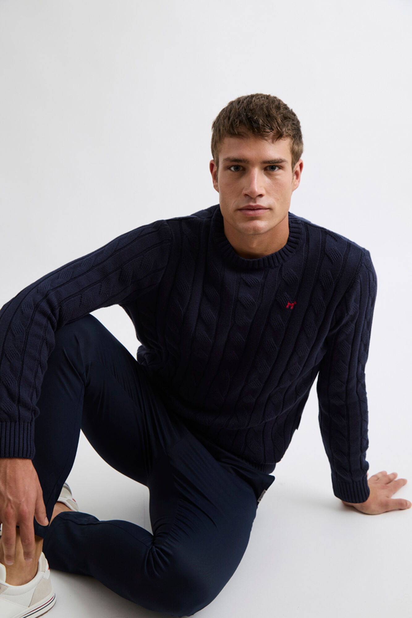 Williot Camisola tran&ccedil;ado Azul