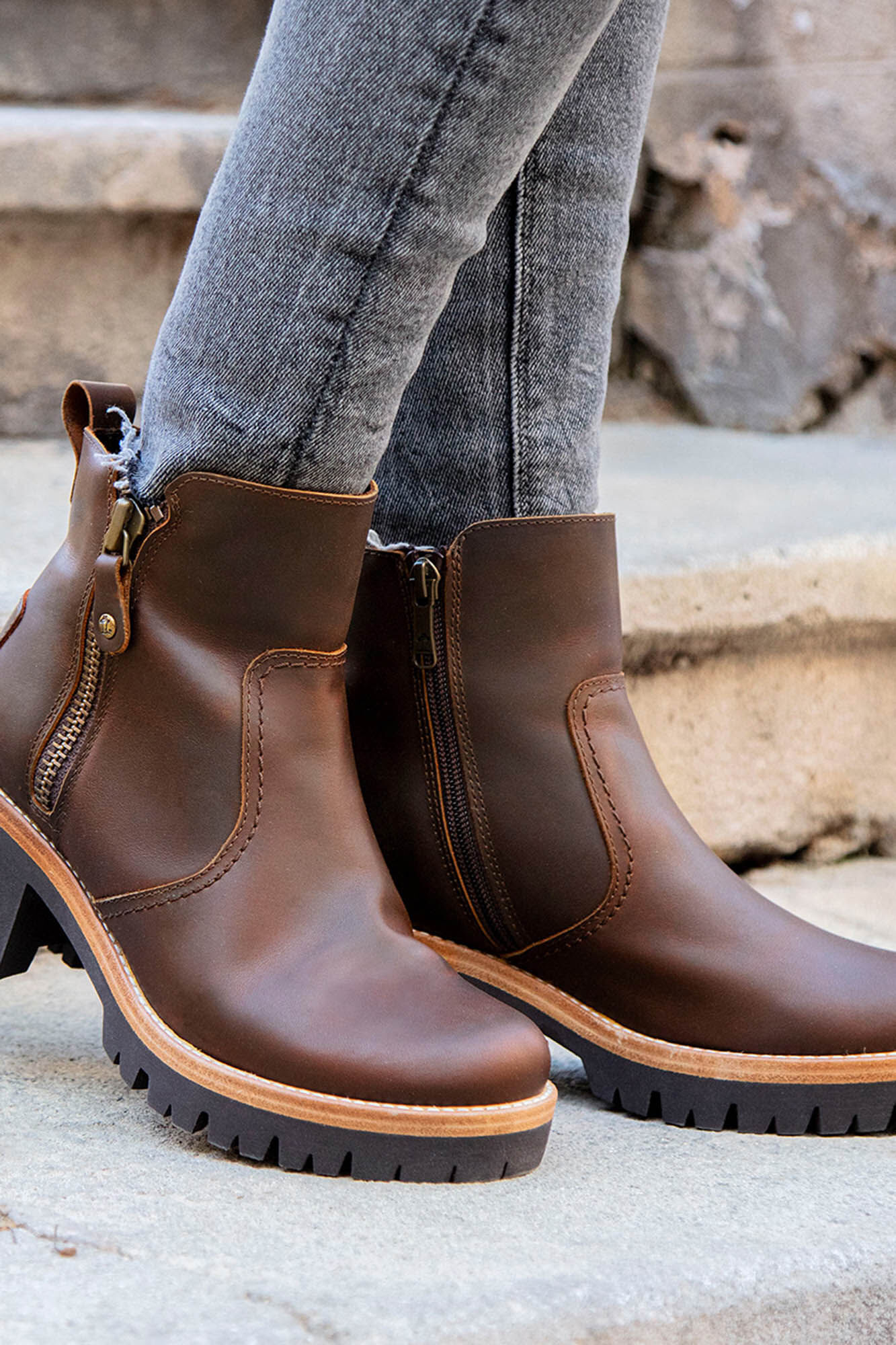 Panama Jack Botins de salto alto femininas