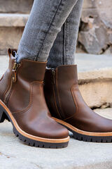 Panama Jack Women's heeled ankle boots Brown