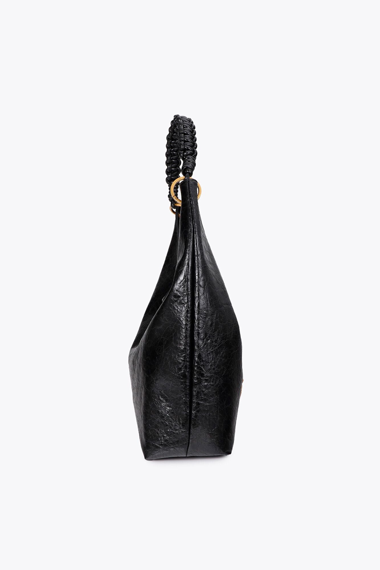Lola Casademunt Mala tote bag com detalhe de al&ccedil;a entran&ccedil;ada Preto