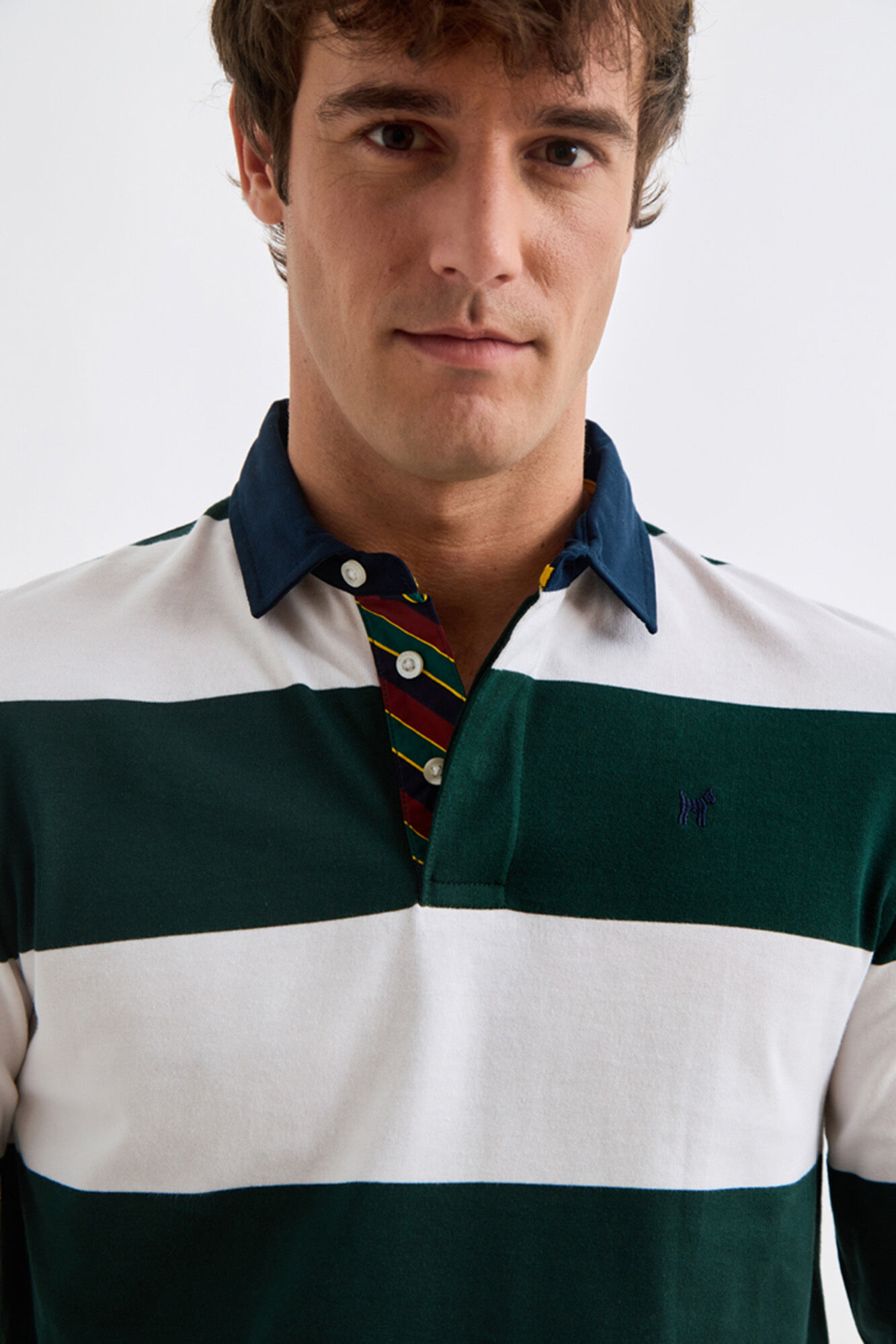 Williot Polo de Rugby Riscas Verde