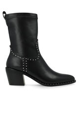 Lodi Botins estilo cowboy com tachas Preto