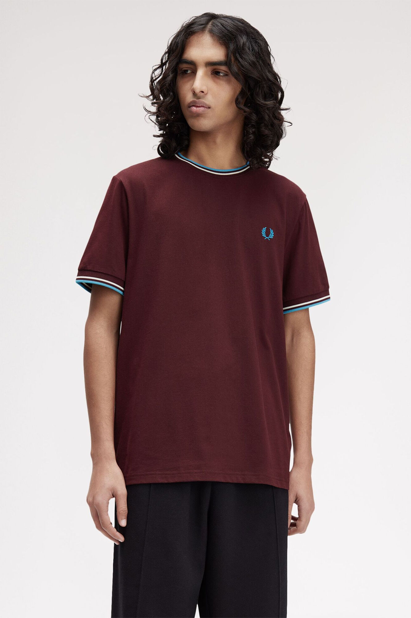 Fred Perry T-shirt masculina de manga curta  Granada