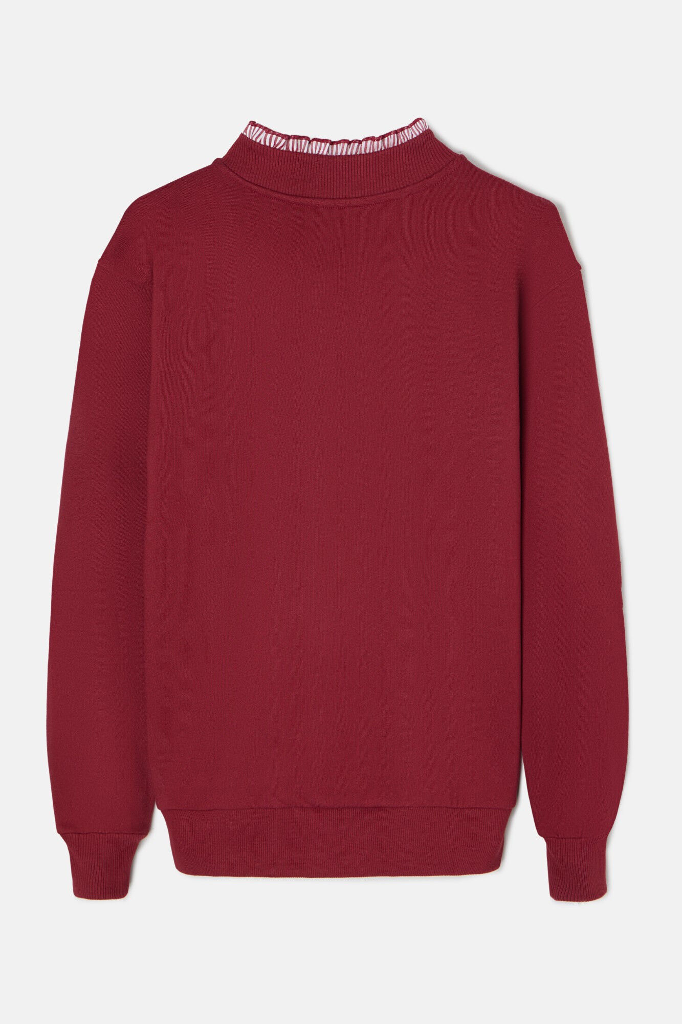 Silbon Sweatshirt feminino com gola franzida Granada