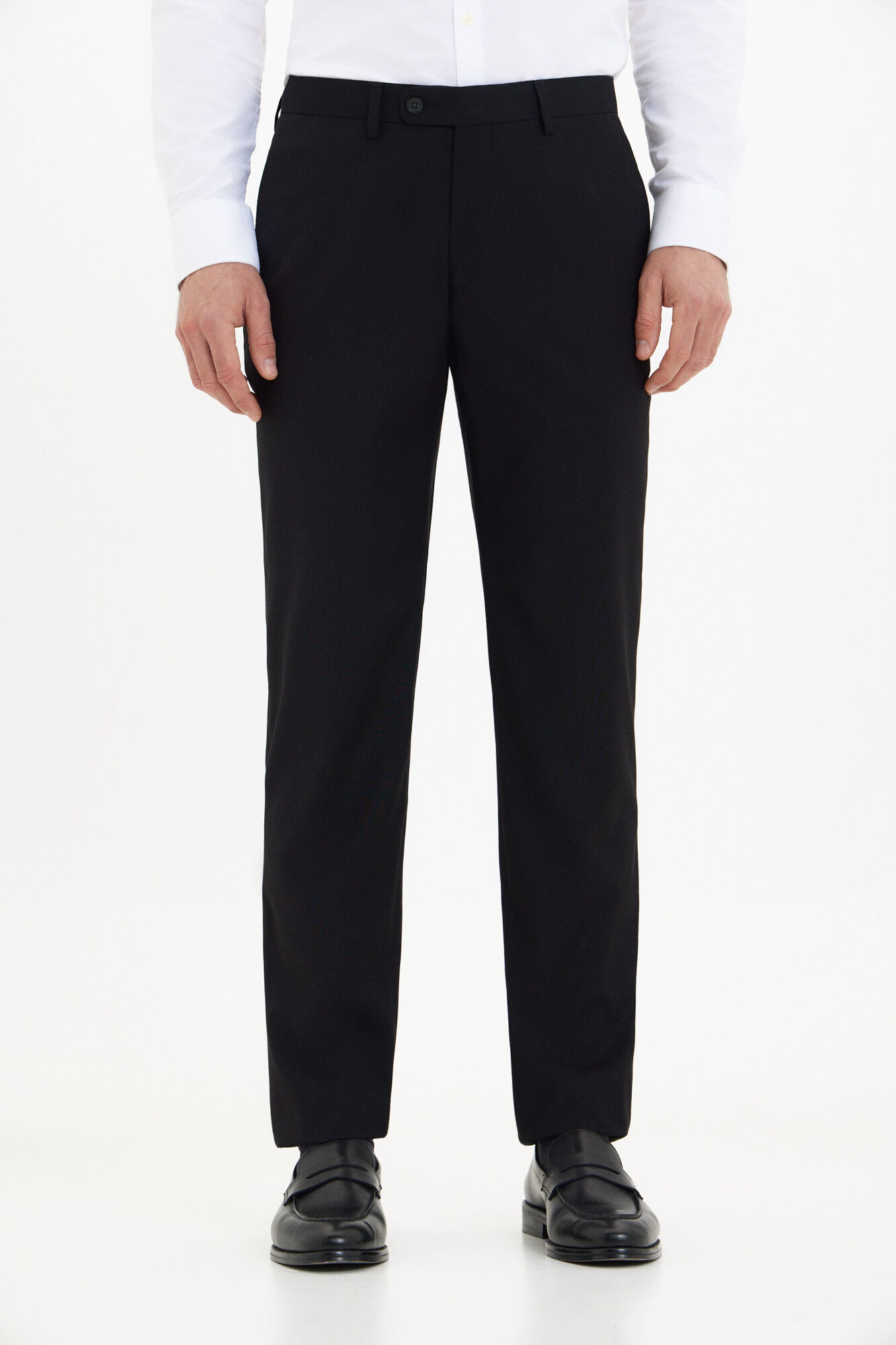 Cortefiel Cal&ccedil;as pretas s&eacute;rie xxi Preto