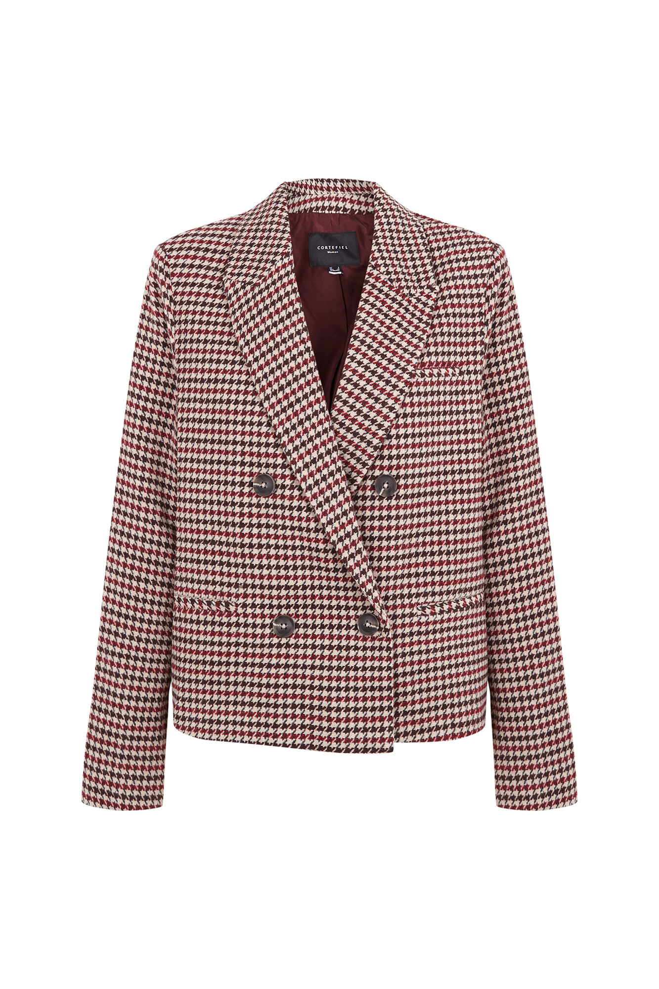 Cortefiel Short blazer Maroon