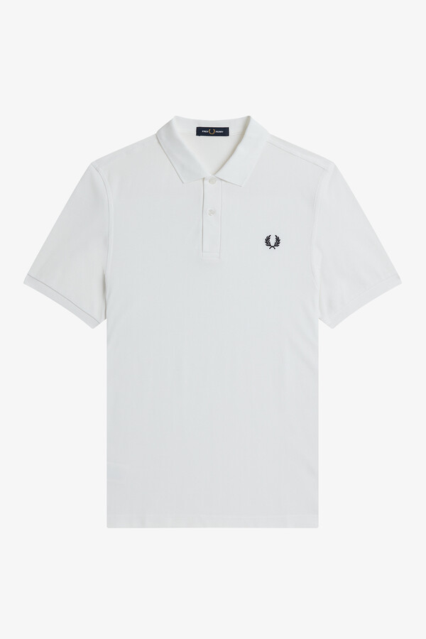 Cortefiel Fred Perry polo shirt White
