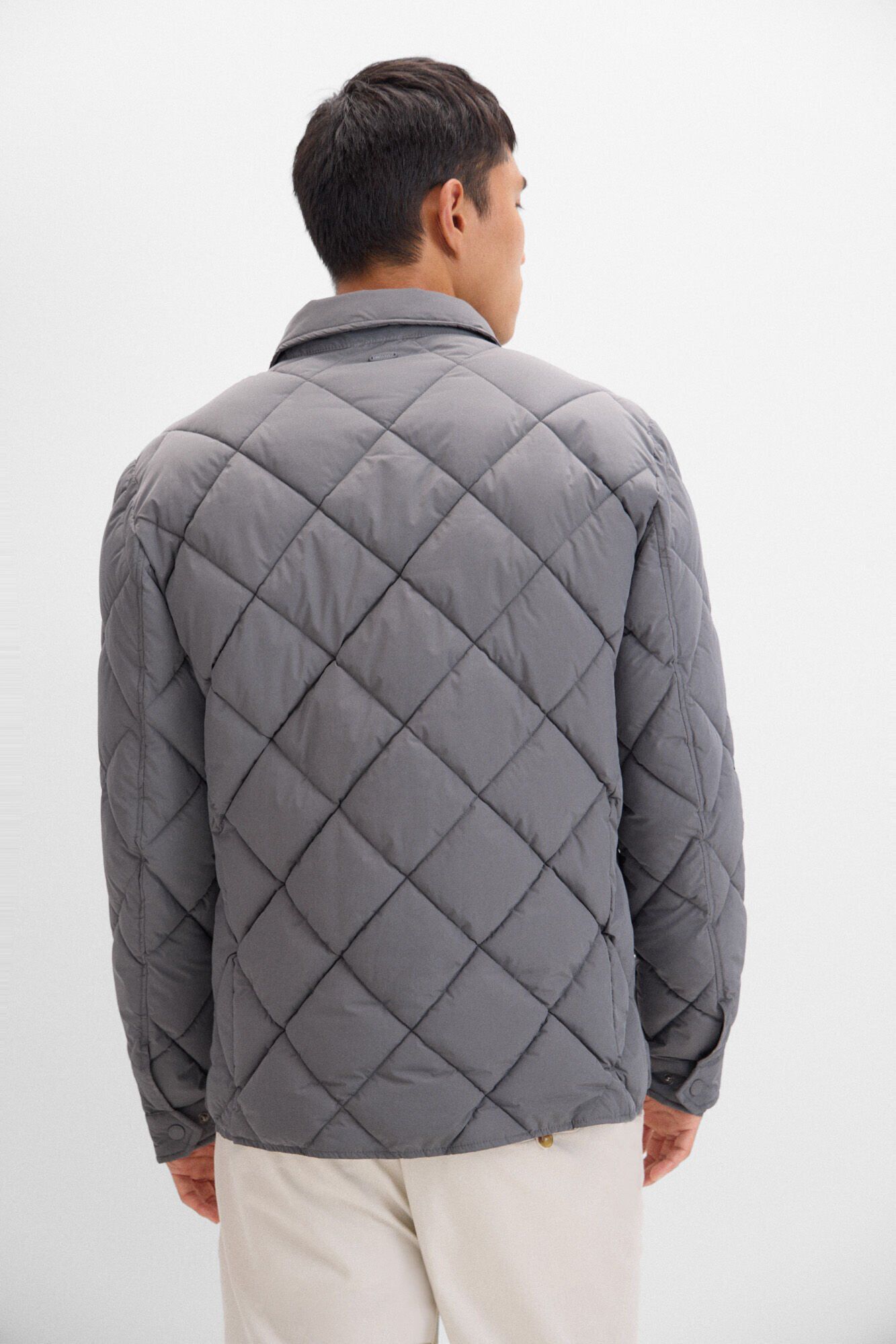 Cortefiel Puffer jacket Grey