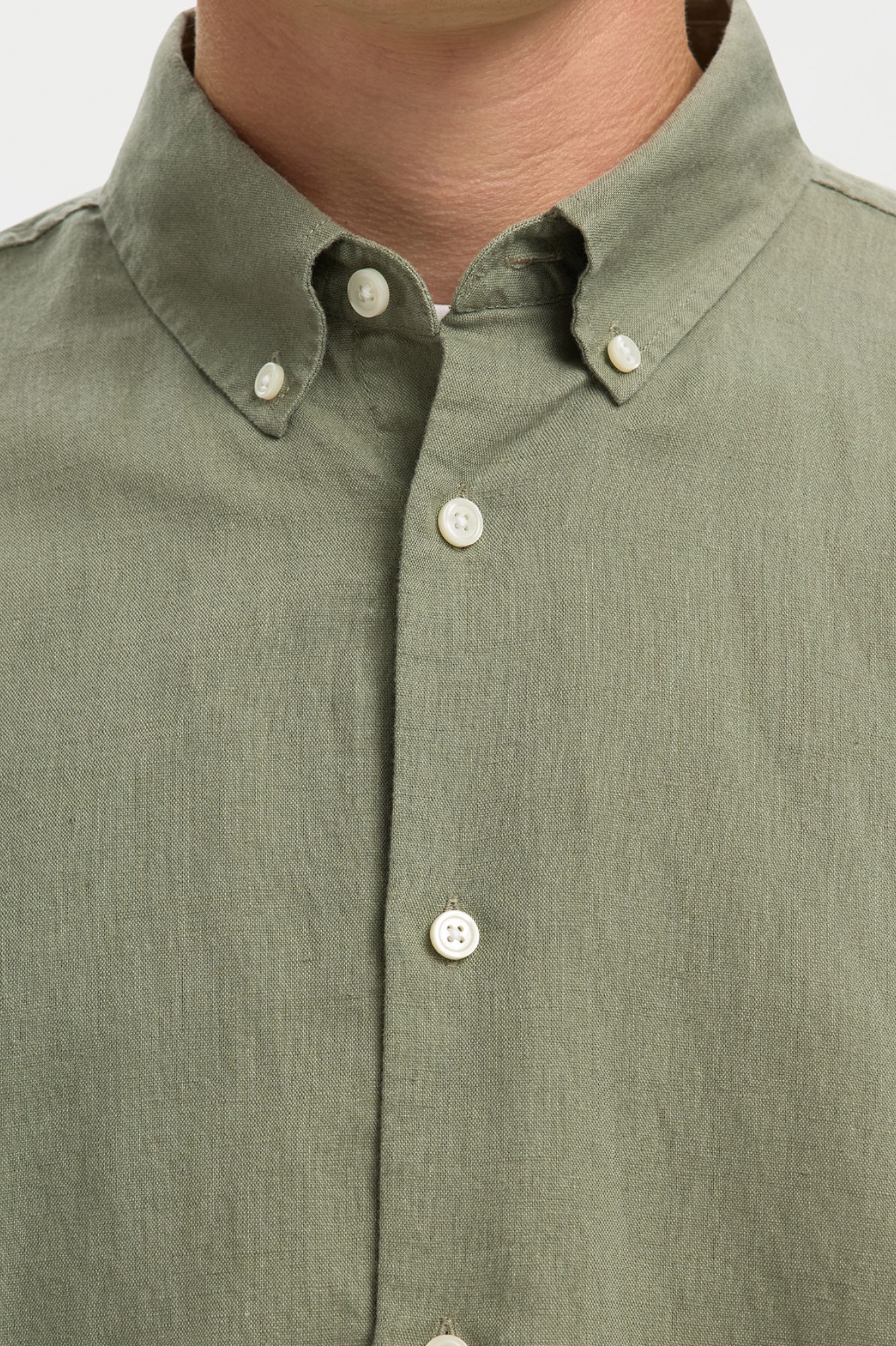 Selected Linen blend shirt