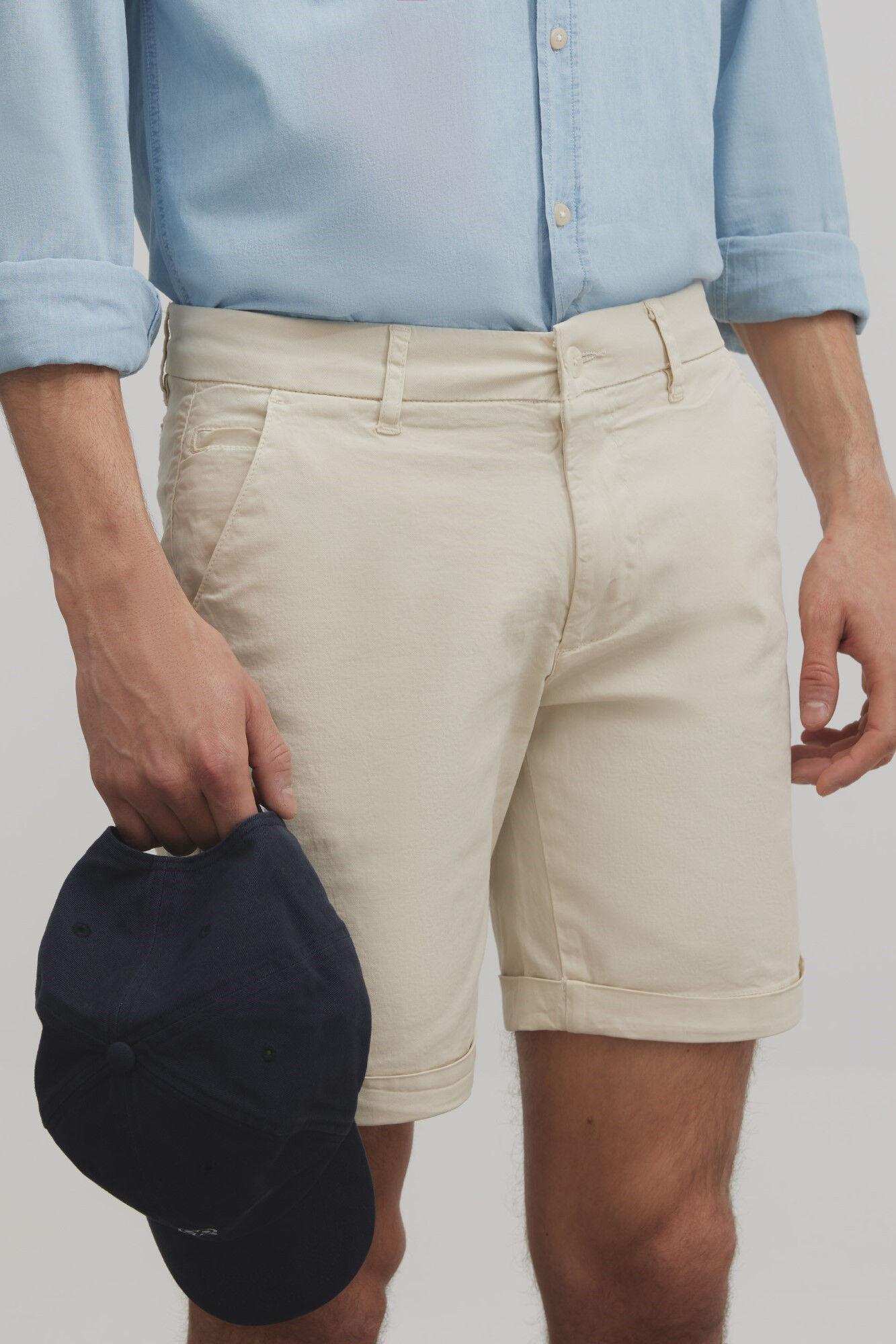 Silbon Silbon classic Bermuda shorts Beige