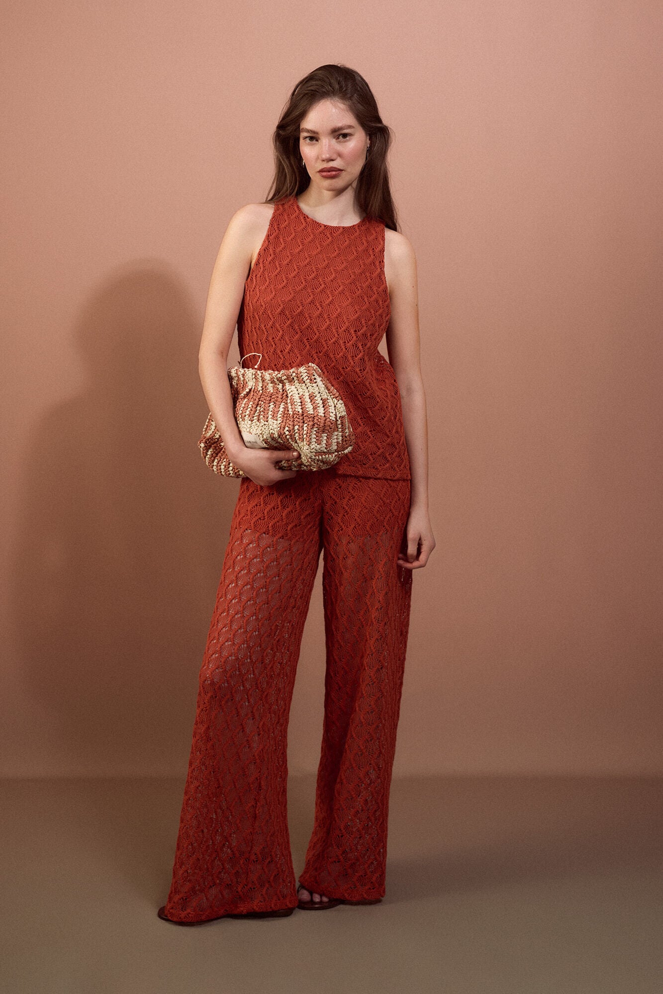 Slowlove Top estrutura Laranja