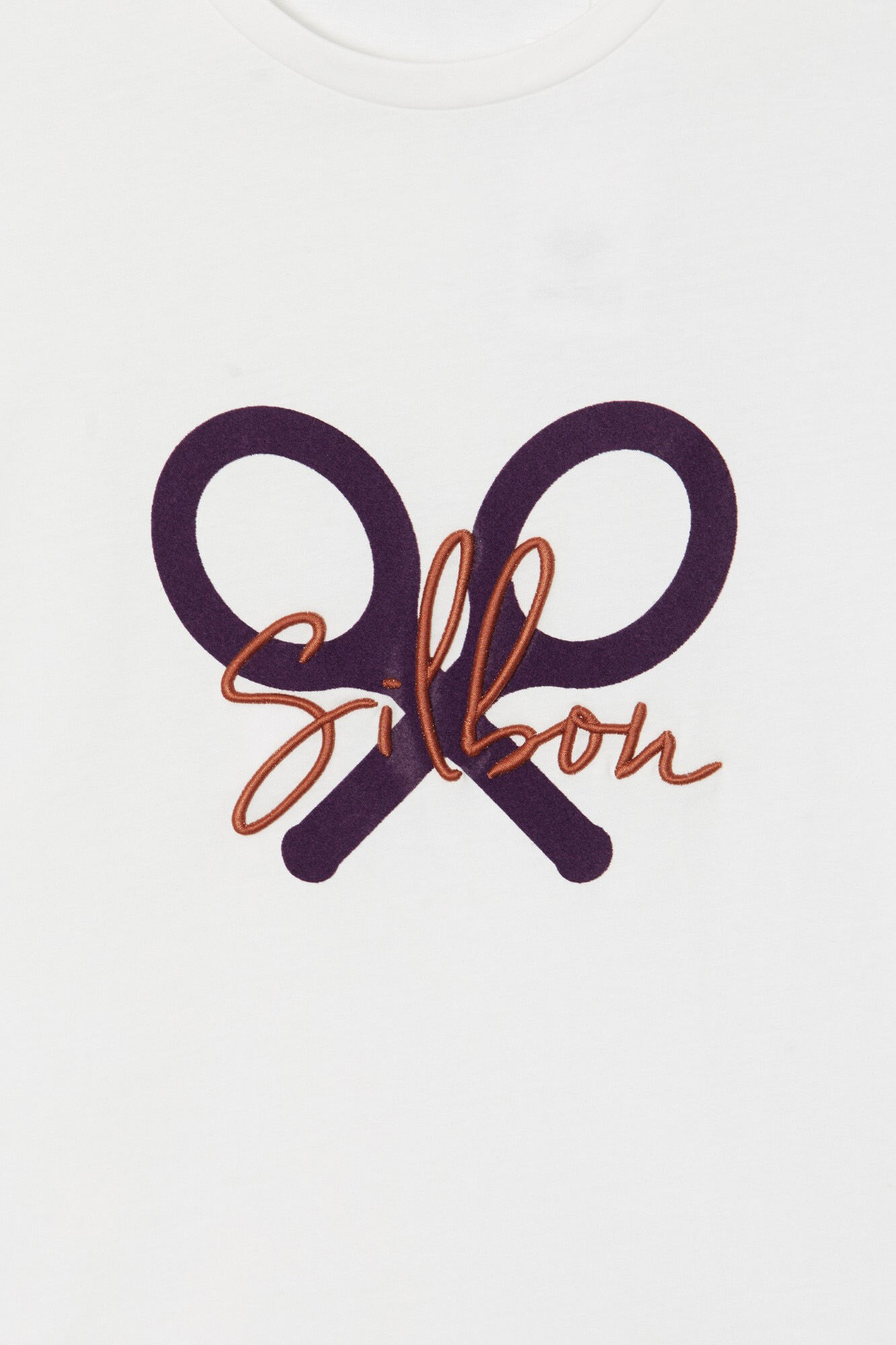 Silbon Camiseta woman clasica Marfil