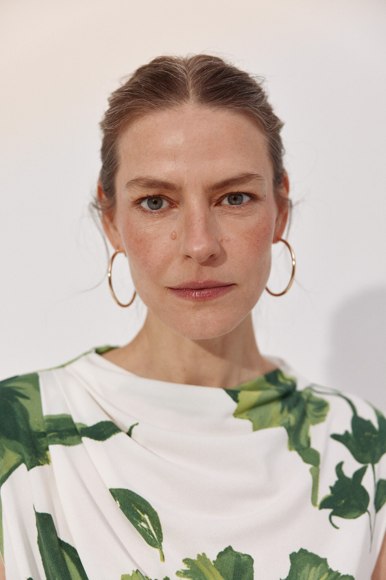 Cortefiel Pleated sleeve top Multicolour