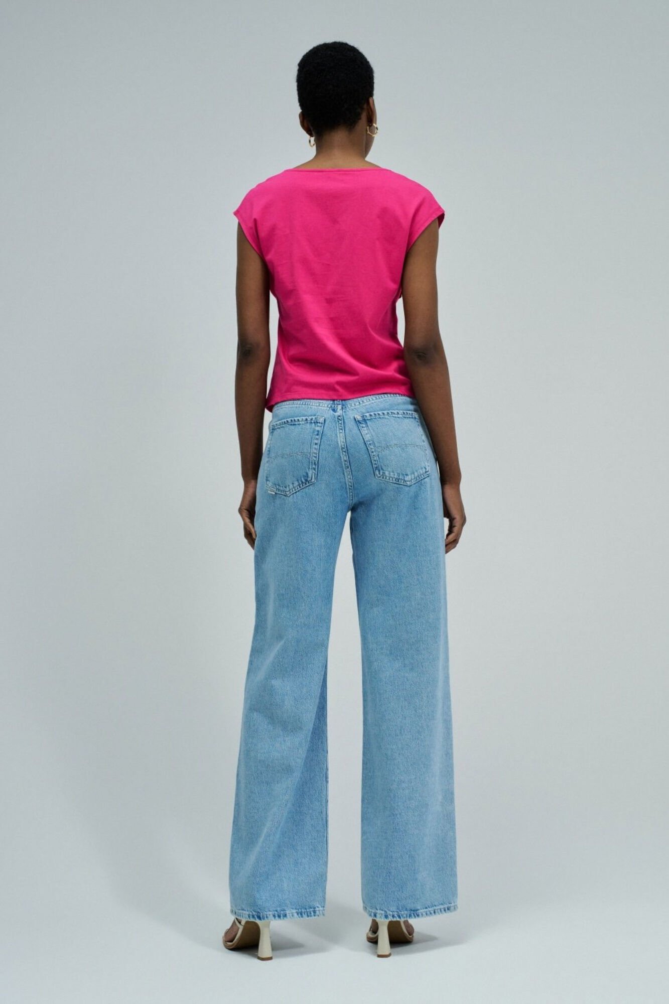 Salsa Jeans Short sleeve T-shirt Fuchsia