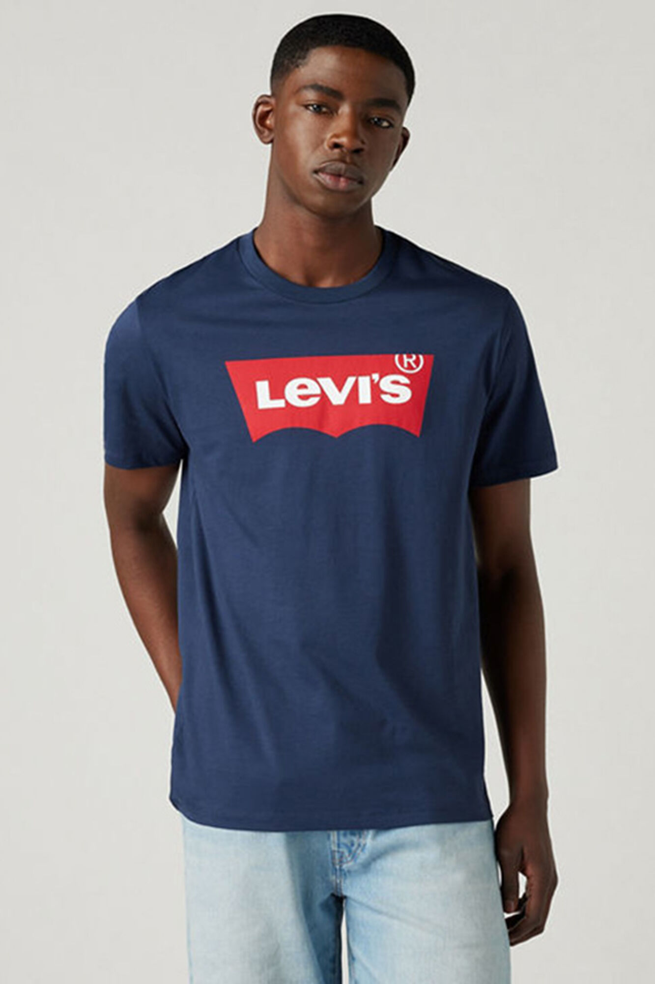 Levi's Camiseta Levi's&reg; cl&aacute;sica logotipo en el centro Azul